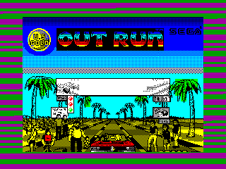 OUT RUN — ZX SPECTRUM GAME ИГРА