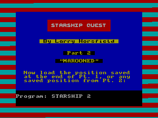 Starship Quest — ZX SPECTRUM GAME ИГРА