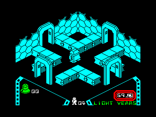 Alien 8 — ZX SPECTRUM GAME ИГРА