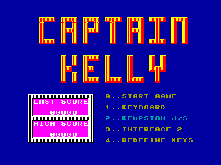 Captain Kelly — ZX SPECTRUM GAME ИГРА