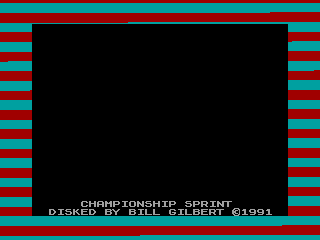 Championship Sprint — ZX SPECTRUM GAME ИГРА