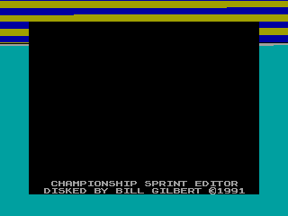 CHAMPIONSHIP SPRINT EDITOR — ZX SPECTRUM GAME ИГРА