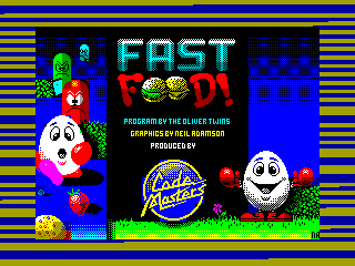 Fast Food — ZX SPECTRUM GAME ИГРА