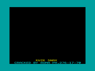 Kwik Snax — ZX SPECTRUM GAME ИГРА