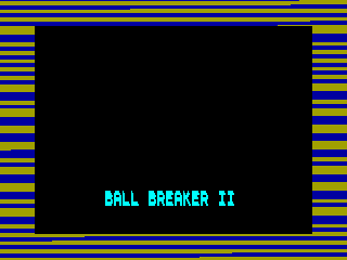 Ball Breaker — ZX SPECTRUM GAME ИГРА