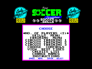 Soccer Skills — ZX SPECTRUM GAME ИГРА