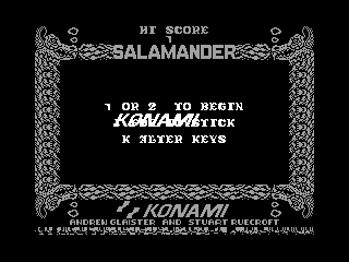 Salamander — ZX SPECTRUM GAME ИГРА