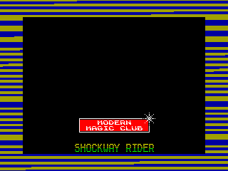 Shockway Rider — ZX SPECTRUM GAME ИГРА