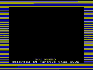 Sol Negro — ZX SPECTRUM GAME ИГРА