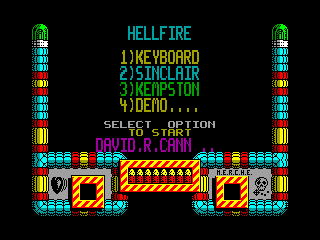 HELLFIRE — ZX SPECTRUM GAME ИГРА