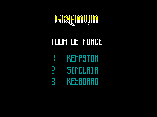 Tour de Force — ZX SPECTRUM GAME ИГРА