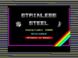 Stainless Steel — ZX SPECTRUM GAME ИГРА