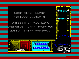 Last Ninja Remix — ZX SPECTRUM GAME ИГРА