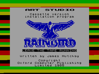 ART STUDIO — ZX SPECTRUM GAME ИГРА