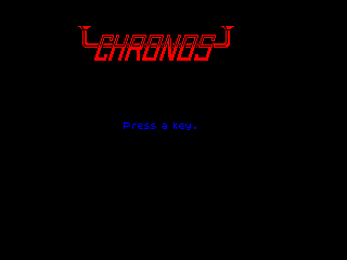 Chronos — ZX SPECTRUM GAME ИГРА