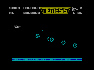 Nemesis — ZX SPECTRUM GAME ИГРА