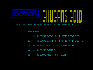 Gilligan's Gold — ZX SPECTRUM GAME ИГРА