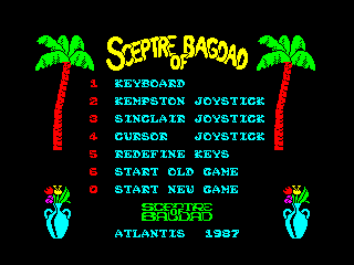 Sceptre of Bagdad — ZX SPECTRUM GAME ИГРА