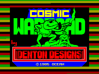 Cosmic Wartoad — ZX SPECTRUM GAME ИГРА