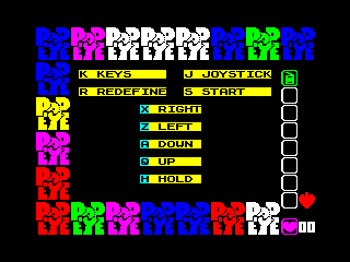 Popeye — ZX SPECTRUM GAME ИГРА