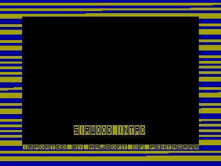 SIRWOOD 0 — ZX SPECTRUM GAME ИГРА