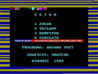 SATAN — ZX SPECTRUM GAME ИГРА