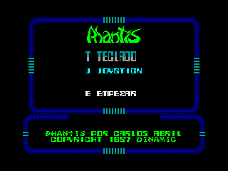 PHANTIS 1 — ZX SPECTRUM GAME ИГРА