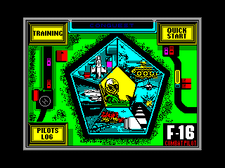 F-16 Combat Pilot — ZX SPECTRUM GAME ИГРА