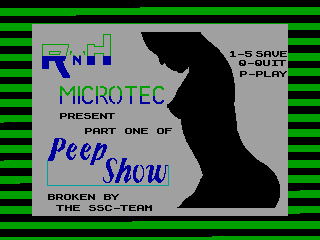 Peepshow — ZX SPECTRUM GAME ИГРА