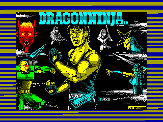 Dragon Ninja — ZX SPECTRUM GAME ИГРА