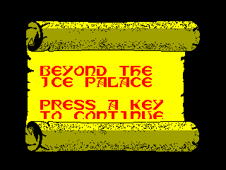 Beyond the Ice Palace — ZX SPECTRUM GAME ИГРА