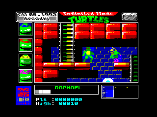 TURTLES — ZX SPECTRUM GAME ИГРА