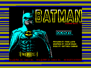 Batman: The Movie — ZX SPECTRUM GAME ИГРА