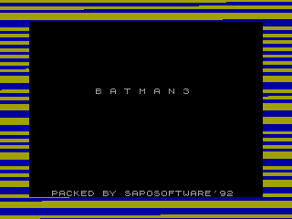 Batman: The Movie — ZX SPECTRUM GAME ИГРА