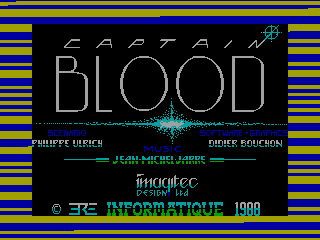 Captain Blood — ZX SPECTRUM GAME ИГРА