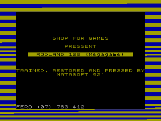 RODLAND — ZX SPECTRUM GAME ИГРА