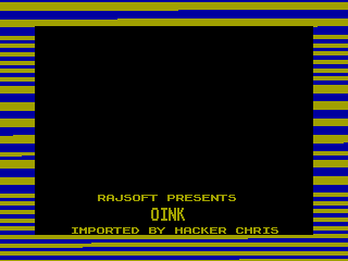 OINK — ZX SPECTRUM GAME ИГРА