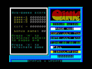 OINK — ZX SPECTRUM GAME ИГРА