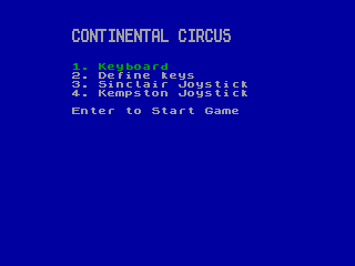 Continental Circus — ZX SPECTRUM GAME ИГРА