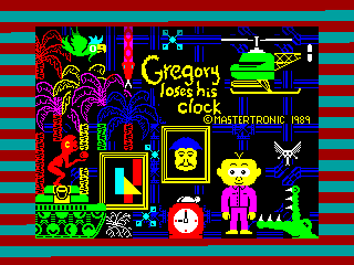 Gregory Loses His Clock — ZX SPECTRUM GAME ИГРА