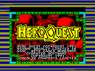 Hero Quest — ZX SPECTRUM GAME ИГРА