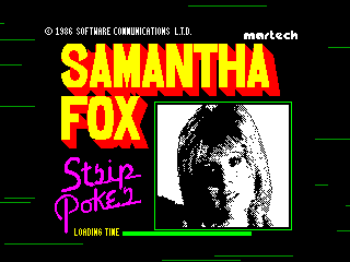 SAMANTHA FOX — ZX SPECTRUM GAME ИГРА