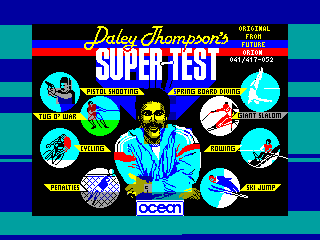 Daley Thompson's Supertest — ZX SPECTRUM GAME ИГРА