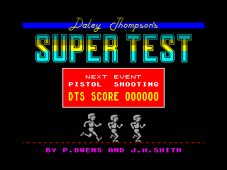 Daley Thompson's Supertest — ZX SPECTRUM GAME ИГРА