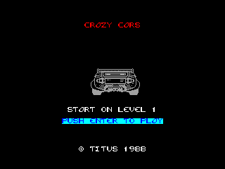 Crazy Cars — ZX SPECTRUM GAME ИГРА