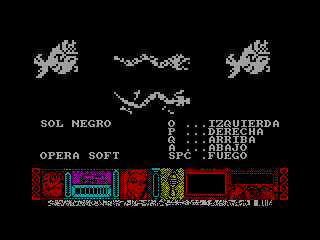 Sol Negro — ZX SPECTRUM GAME ИГРА