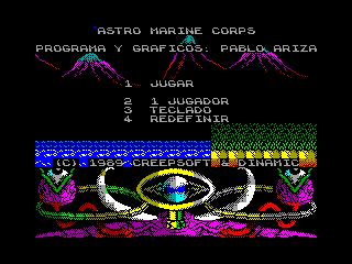 ASTRO MARINE CORPS 1 — ZX SPECTRUM GAME ИГРА