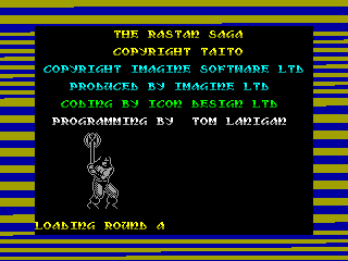 RASTAN SAGA — ZX SPECTRUM GAME ИГРА