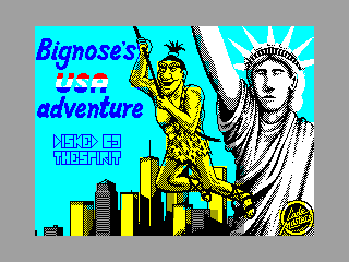 Big Nose's American Adventure — ZX SPECTRUM GAME ИГРА