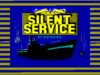 SILENT SERVICE — ZX SPECTRUM GAME ИГРА